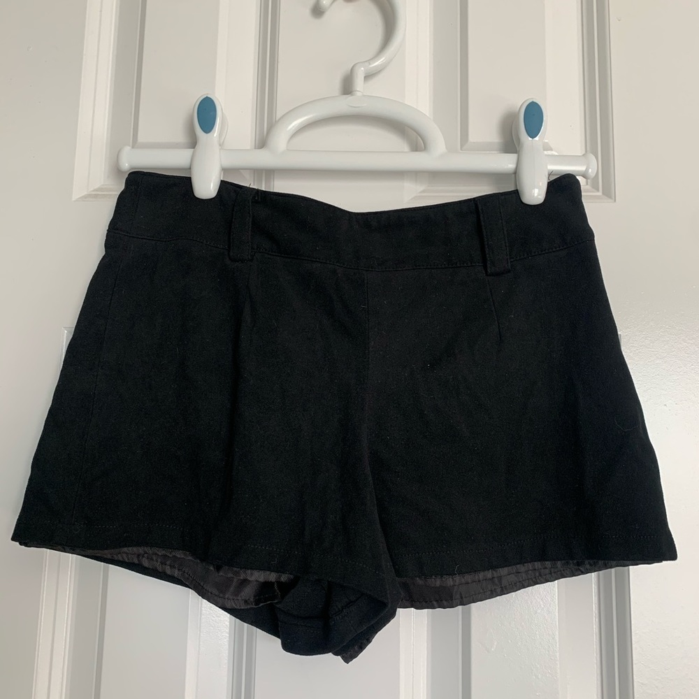 🖤 Black High Waisted Suede Shorts size 25